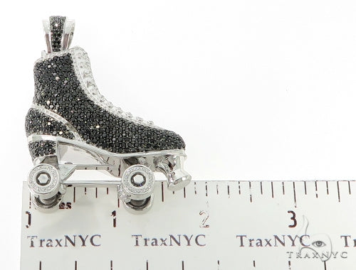 Custom Diamond Roller Skate Pendant 56541 - Image 15