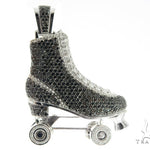 Custom Diamond Roller Skate Pendant 56541 - Image 3