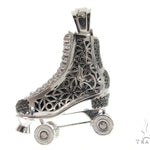 Custom Diamond Roller Skate Pendant 56541 - Image 6