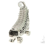 Custom Diamond Roller Skate Pendant 56541 - Image 9