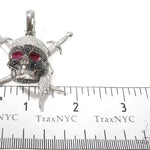 Custom Diamond Skull & Swords Pendant 64151 - Image 10