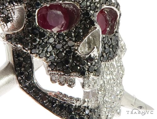 Custom Diamond Skull & Swords Pendant 64151 - Image 6