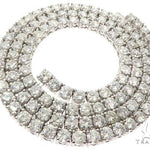 Custom Diamond Tennis Chain 24 Inches 6mm   64755 - Image 7