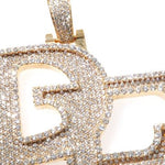 Custom Flower Set Diamond Large PF GANG Pendant 64136 - Image 4