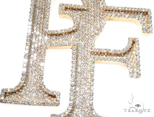 Custom Flower Set Diamond Large PF GANG Pendant 64136 - Image 5