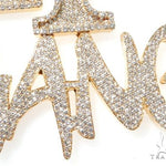 Custom Flower Set Diamond Large PF GANG Pendant 64136 - Image 6