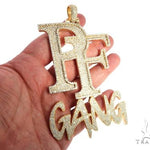 Custom Flower Set Diamond Large PF GANG Pendant 64136 - Image 7