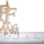 Custom Flower Set Diamond Large PF GANG Pendant 64136 - Image 9