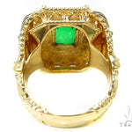 Custom Emerald Angel Ring 37622 - Image 7