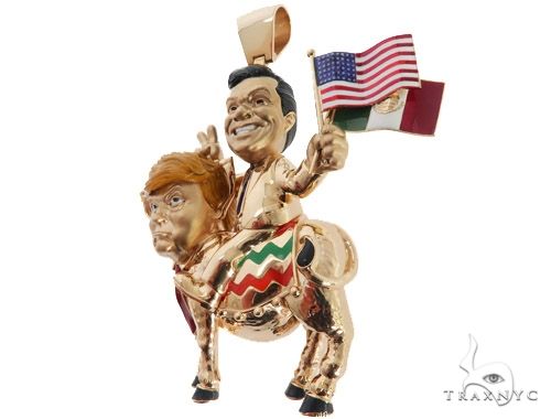 Custom Gold Pendant Caricature 64215 - Image 3