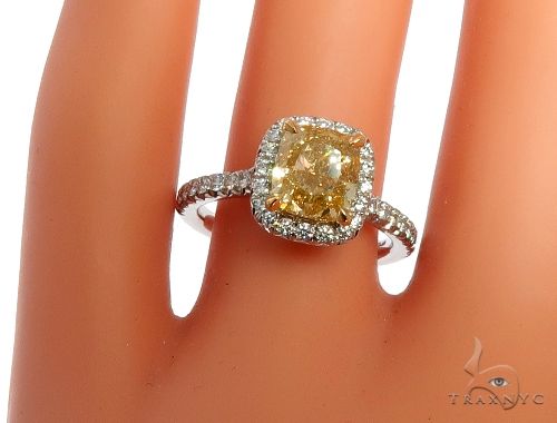 Custom Halo Diamond Engagement Ring 64487 - Image 10