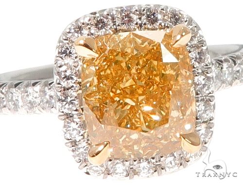 Custom Halo Diamond Engagement Ring 64487 - Image 3