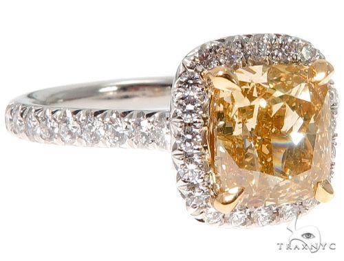 Custom Halo Diamond Engagement Ring 64487 - Image 4