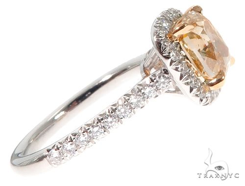 Custom Halo Diamond Engagement Ring 64487 - Image 5