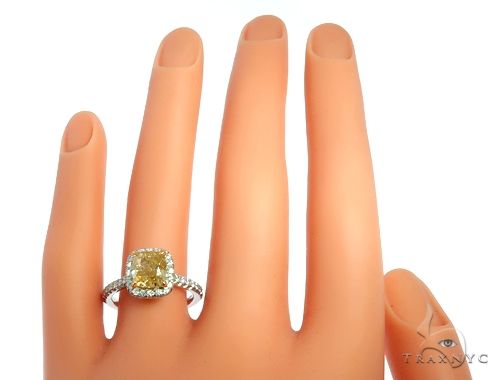 Custom Halo Diamond Engagement Ring 64487 - Image 8