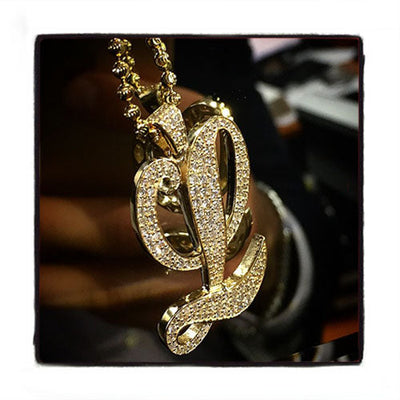 Custom Initial L Pendant 32826 - Image 1