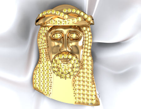 Custom Jesus Pendant 28819 - Image 7