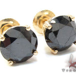 Custom Jewelry - Royal Black Diamond Earrings 5 23905 - Image 2