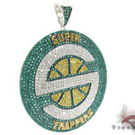 Custom Jewelry - Super Sonic Pendant 27168 - Image 2