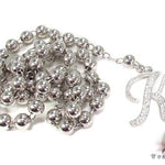 Custom K Initial Rosary Chain 32948 - Image 1