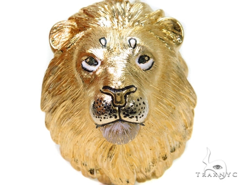 Custom Lion King Diamond Pendant-40110 - Image 2
