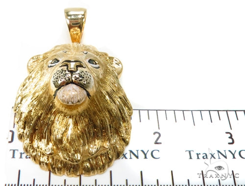 Custom Lion King Diamond Pendant-40110 - Image 8