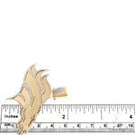 Custom Made 10K Gold Pendant 66840 - Image 5