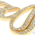 Custom Made 14K Gold Diamond Allah Pendant  66484 - Image 4