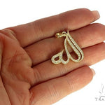 Custom Made 14K Gold Diamond Allah Pendant  66484 - Image 5