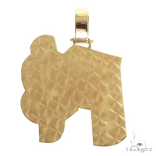 Custom Made 14K Gold Diamond Pendant 66413 - Image 3