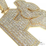 Custom Made 14K Gold Diamond Pendant 66413 - Image 4