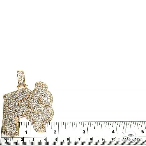 Custom Made 14K Gold Diamond Pendant 66413 - Image 7