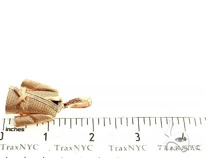 Custom Made 14K Gold Gi Pendant 66318 - Image 7