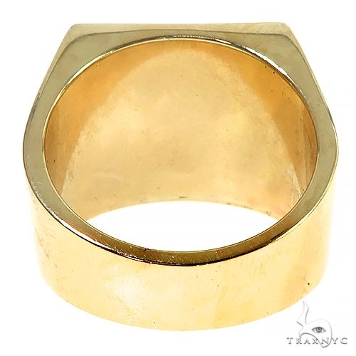 Custom Made 14K Gold Men Diamond Ring 66452 - Image 4