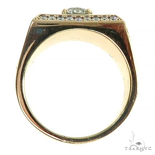 Custom Made 14K Gold Men Diamond Ring 66452 - Image 5