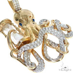 Custom Made 14K Gold Octopus Pendant 66575 - Image 6