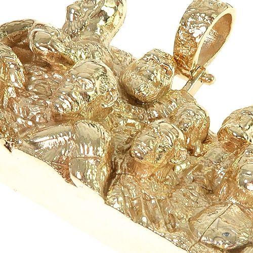 Custom Made 14K Gold Planet Of The Apes Pendant 66388 - Image 4