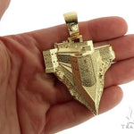 Custom Made 18K Gold Citadelle From Haiti Pendant 66309 - Image 5