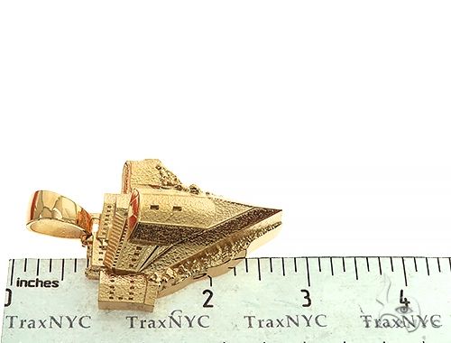 Custom Made 18K Gold Citadelle From Haiti Pendant 66309 - Image 7