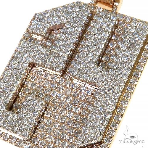 Custom Made 24 Diamond Pendant 68216 - Image 3