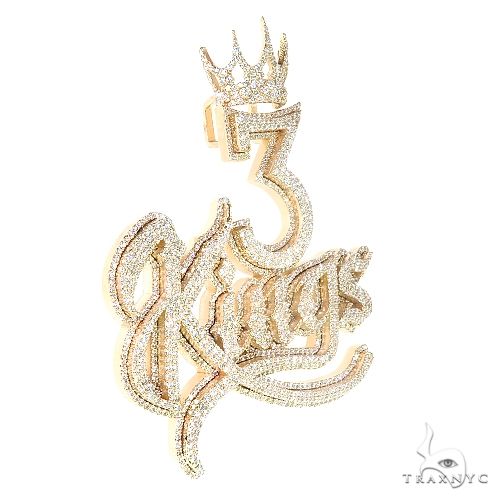 Custom Made '3 Kings' Diamond Pendant 67069 - Image 2