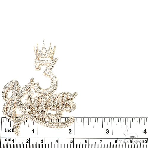 Custom Made '3 Kings' Diamond Pendant 67069 - Image 6