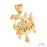 Custom Made '34 Rush' 14K Solid Gold Pendant 66838 - Image 2