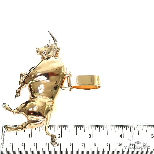 Custom Made 3D Bull Pendant 67393 - Image 5