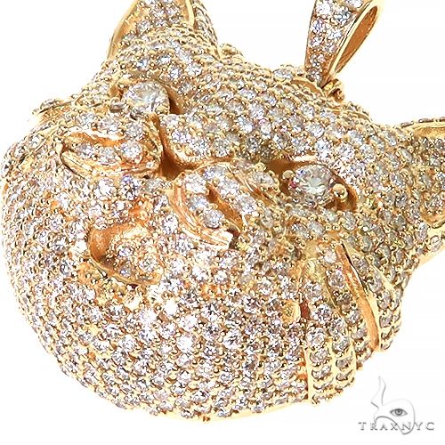 Custom Made 3D Diamond Cat Pendant 67441 - Image 3