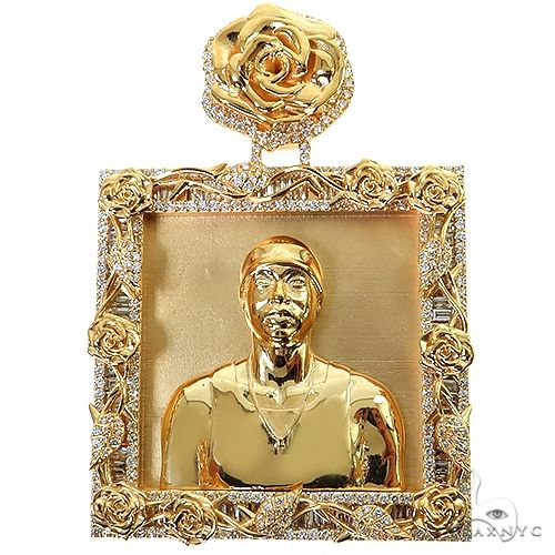 Custom Made 3D Memorial Pendant 68782 - Image 1