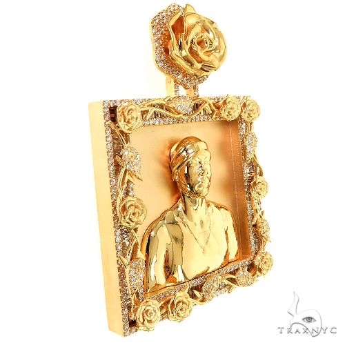 Custom Made 3D Memorial Pendant 68782 - Image 2