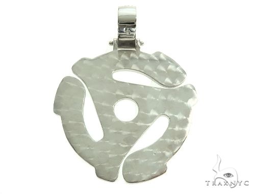 Custom Made 45 RPM Diamond Pendant 66069 - Image 3