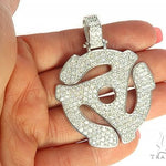 Custom Made 45 RPM Diamond Pendant 66069 - Image 5
