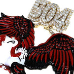 Custom Made 504 Diamond Vulture Pendant 68025 - Image 3